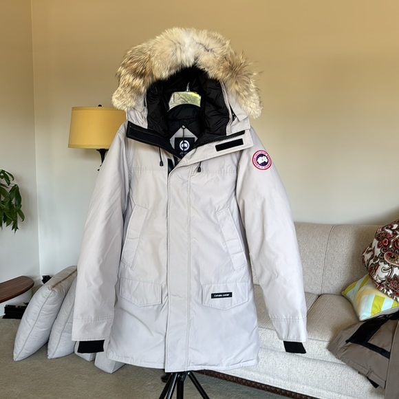 Canada Goose NWT Men's Langford Heritage Parka Jacket Size S Limestone (Beige) - Picture 2 of 8